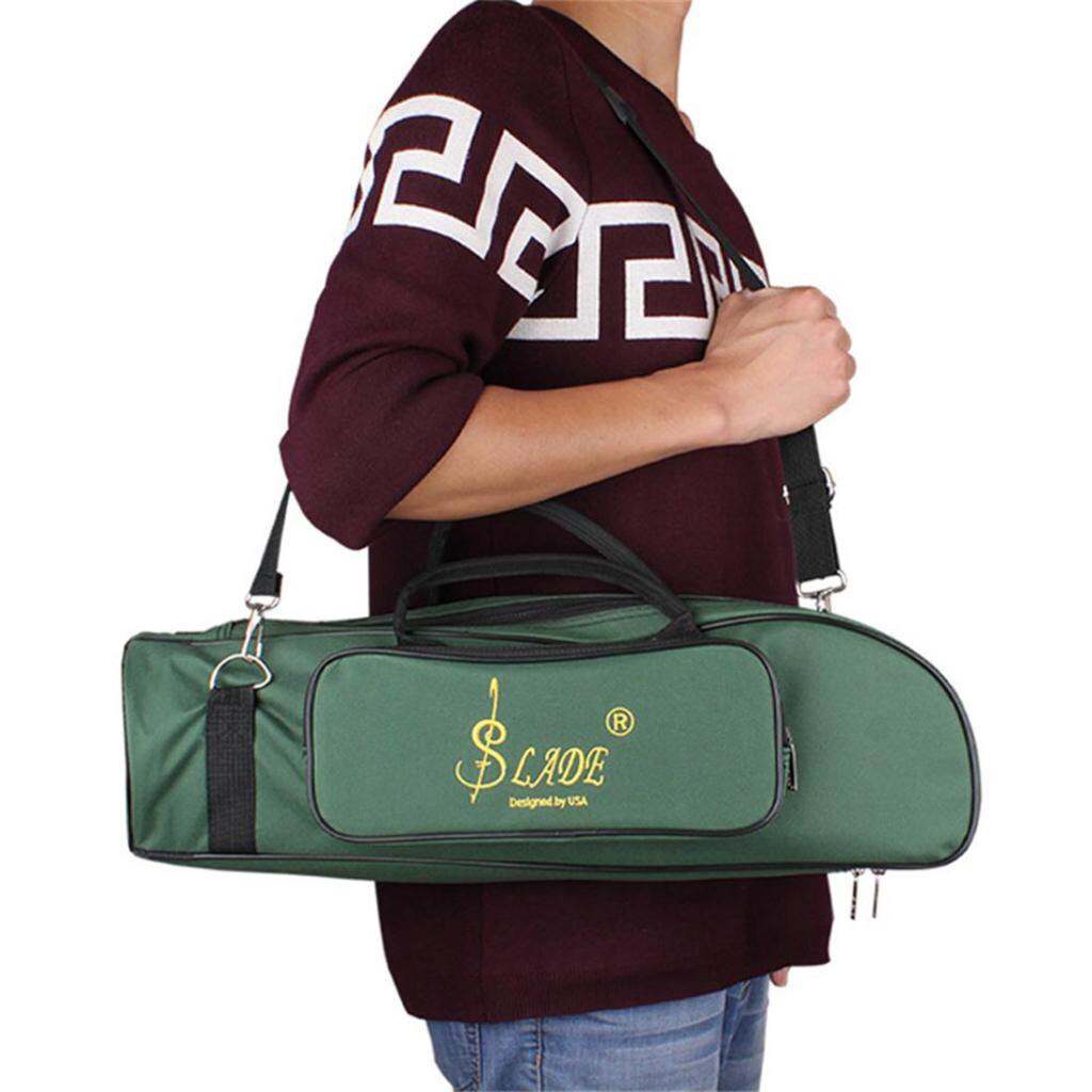 Trompet Soft Pocket Gig Bag Voor Lade Trompetten Professionele Draagbare Groene