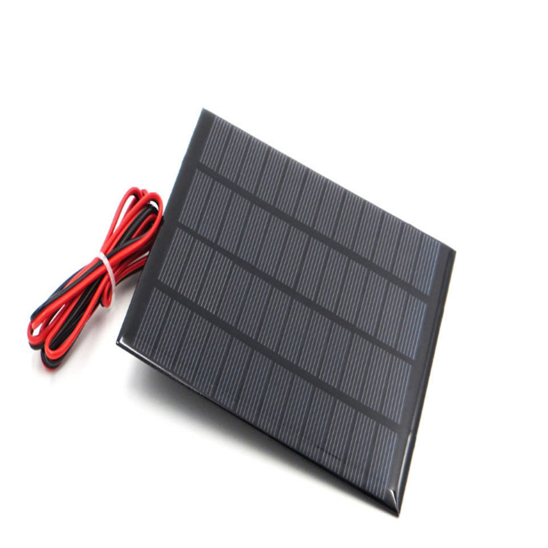 6V 3W 9V 2W 12V 2W Solar panel with Solar min battery charger with battery display DIY KIT PH 2.0 Cable: Green Camouflage