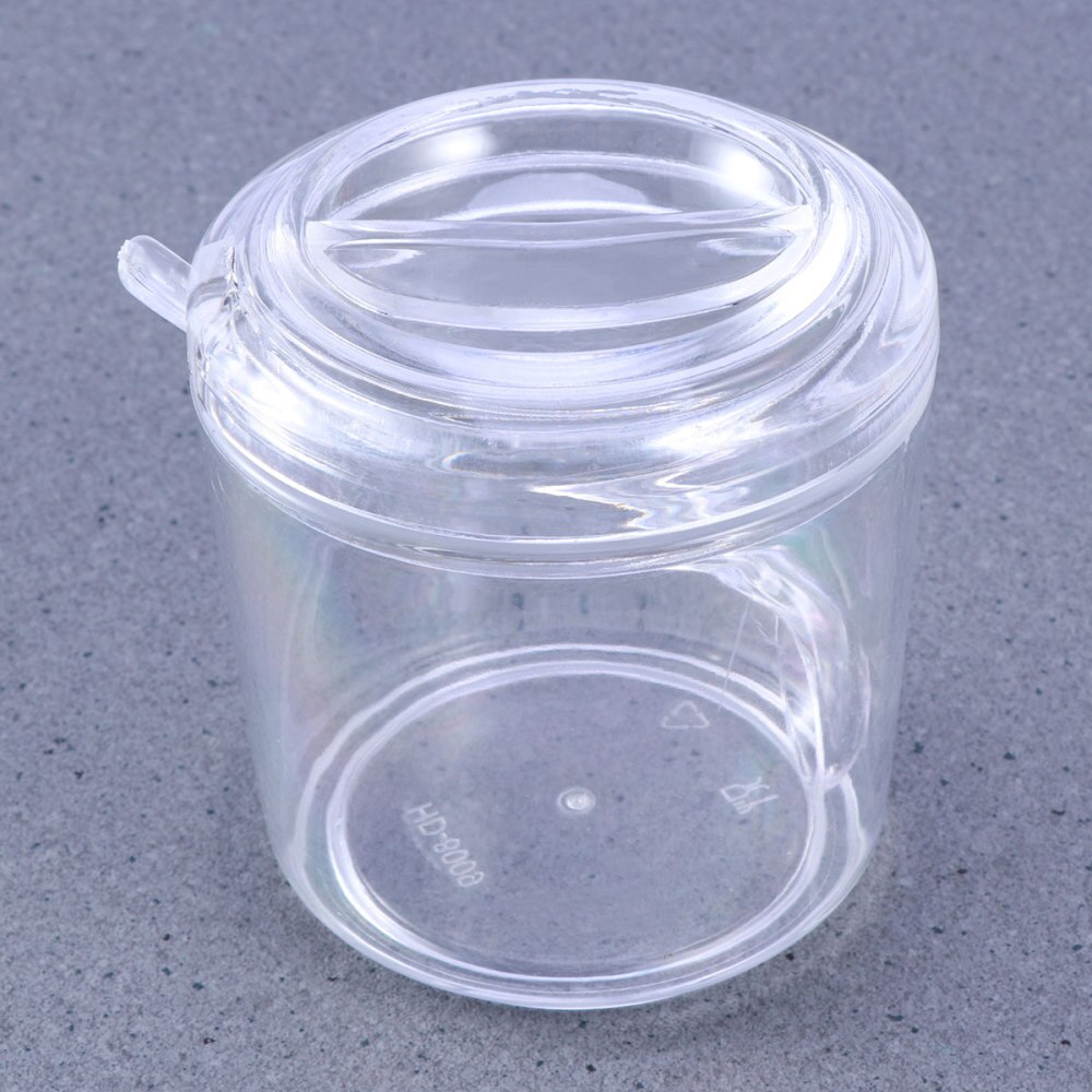 1PC Nontoxic Transparent Acrylic Spice Storage Box With Spoon Pepper Tank Spice Jar Seasoning Can