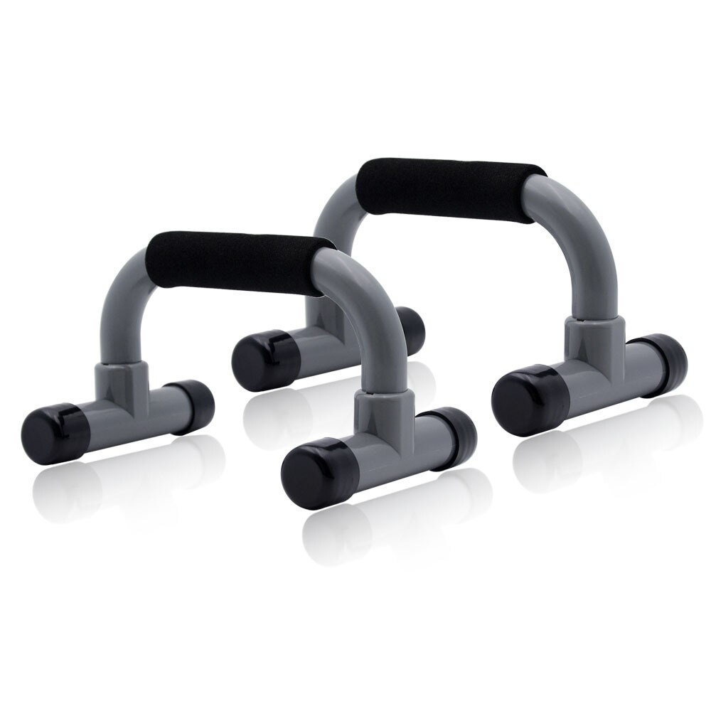 Skumhandtag push-up-stativ plaststänger stödfäste stärka mage bröstmuskler fitness träning pushup-enhet