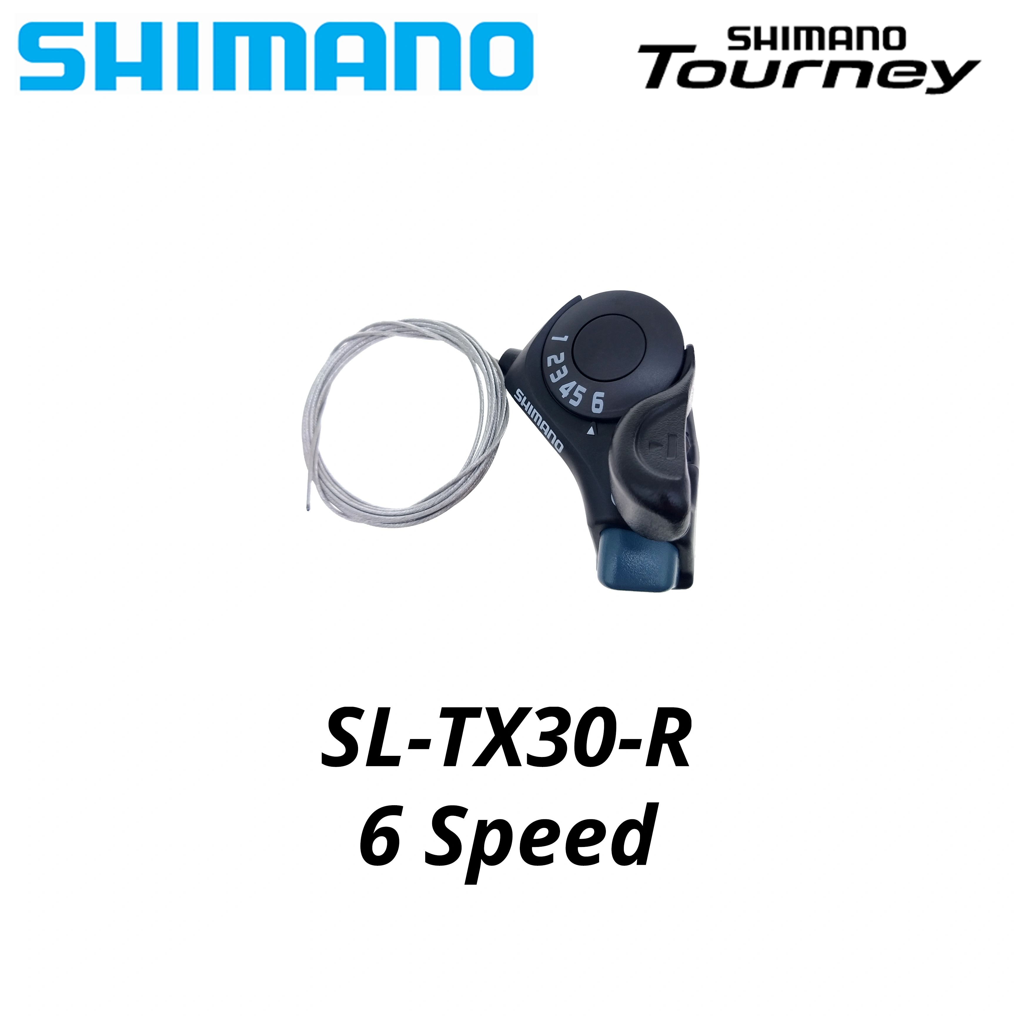 Shimano Tourney SL TX30 palanca de cambios de bicicleta 6 7s 18 21 velocidades tx30 palancas de cambios Cable de engranaje interno incluido: Gris claro
