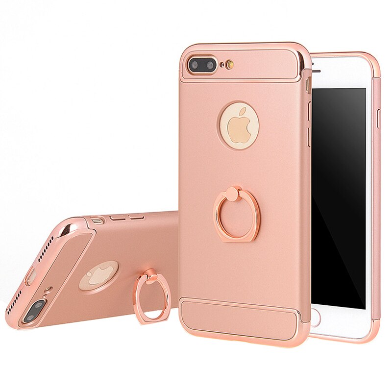 Yuetuo Luxe Hard Telefoon Capinha, Etui, Coque, Cover, case Voor Iphone 8 8 Plus 8 Plus Ik Voor Apple Iphone 8 Accessoires: For iphone 8 plus / rose