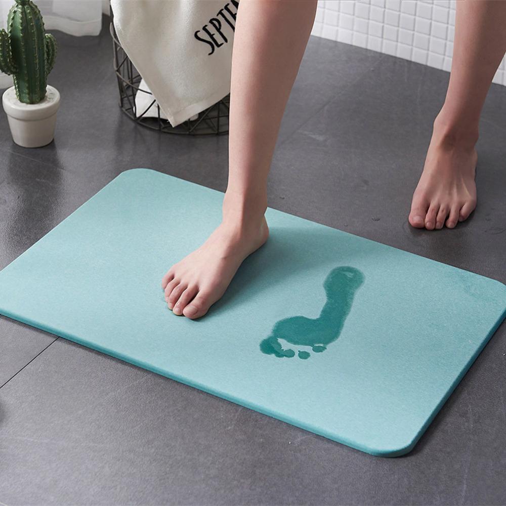 Diatom Mud Anti-Slip Absorbent Fast Drying Ultra Absorbent Mat Bathroom Mat 30x20cm Bathing Bathroom