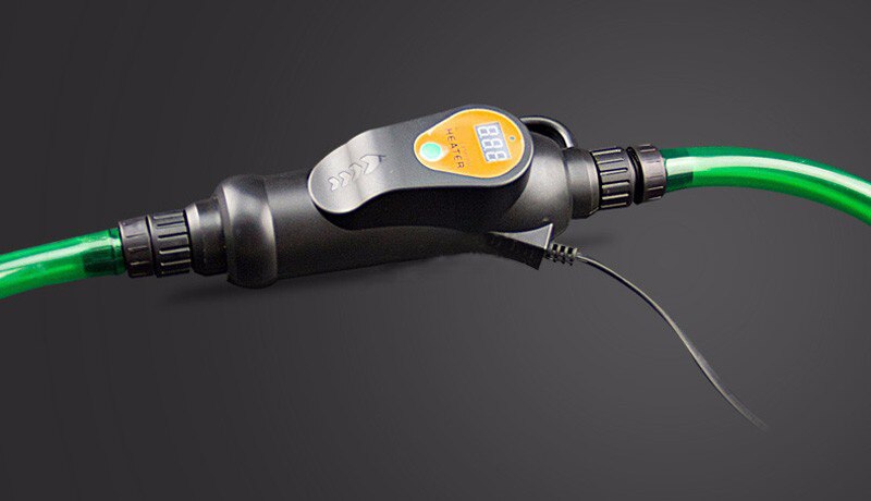 Sunsun-Calentador externo para acuario, dispositivo con temperatura ajustable para tanque de peces, modelos EH-300 y EH-500, 110V o 220V
