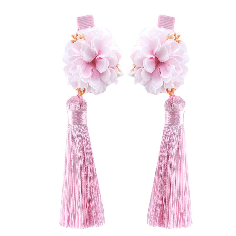 2020 novo multi estilo meninas grampos de cabelo chinês tradicional princesa borlas flor hairpins crianças meninas acessórios para o cabelo