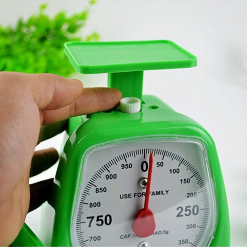 2kg-5kg Analog Scale Kitchen Scale Mechanical Dial Plastic Scale with Removable Bowl Food Balance Measuring Weight Kitchen