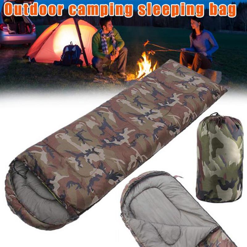 Outdoor-Schlafsack ultraleichte Winter Baumwolle Schlafsack Wärme Einzelperson Schlafsack Umschlag Camping Schlafsäcke