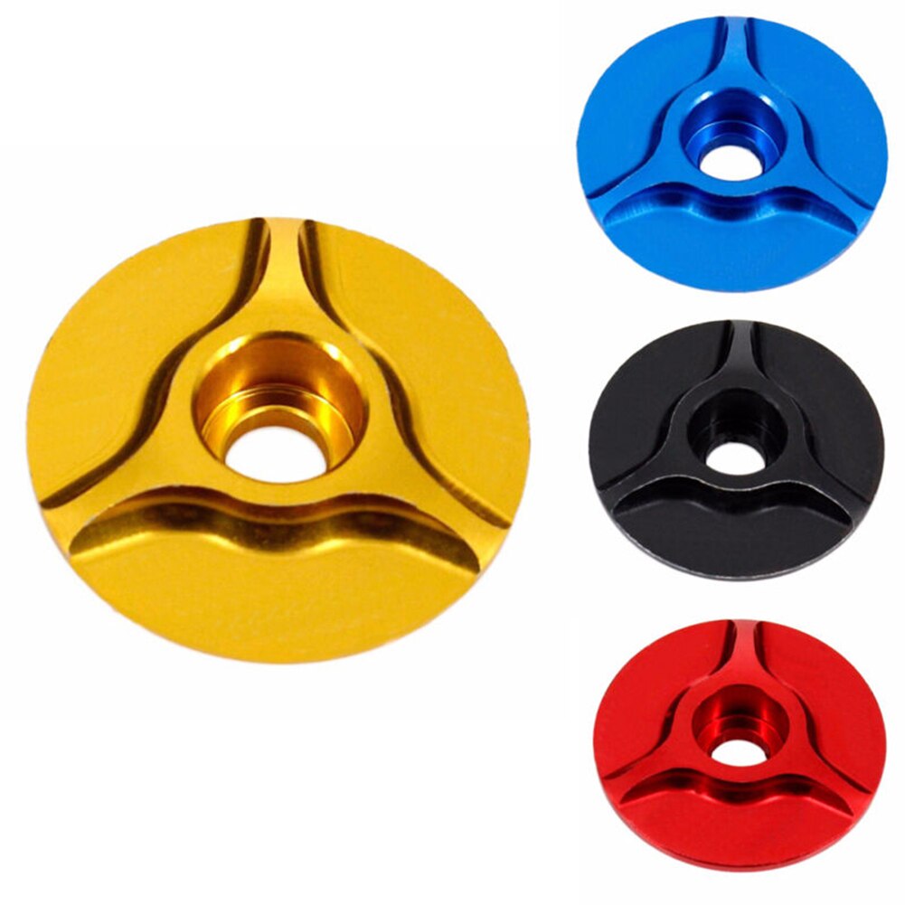 Aluminiumslegering mtb mountain road bike cykel frempind top cap headset cover bolt