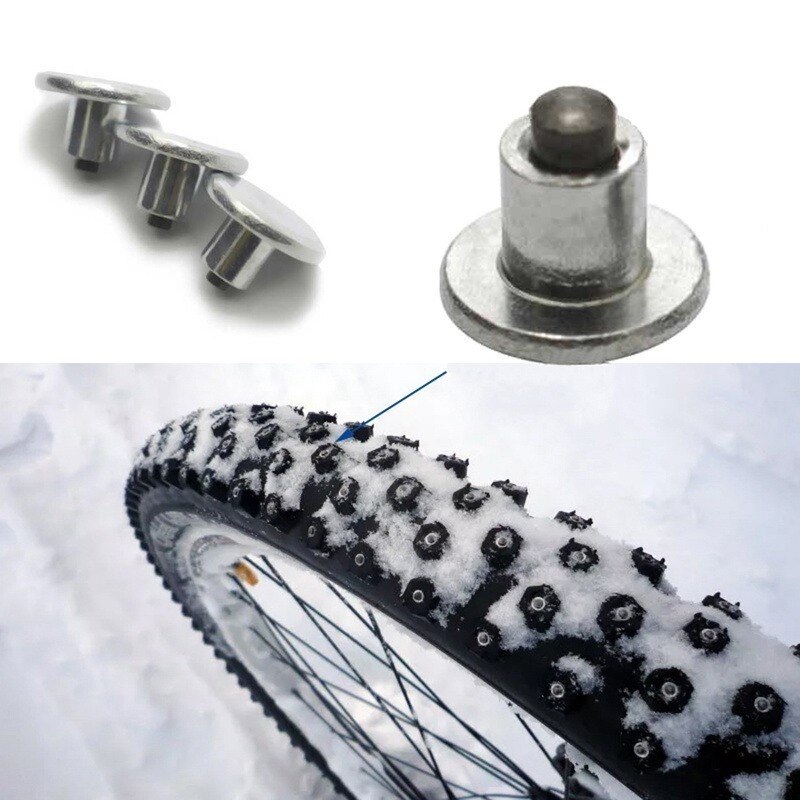 Reifen Anti-Unterhose Nieten für Motorrad Fahrrad Auto Lkw Fahrrad Schuh Sohlen Schnee Legierung NäGel Universal- Winter Schnee Spikes reifen Stollen
