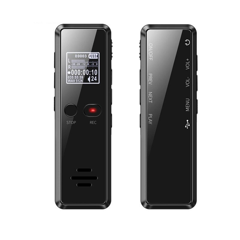 Mini Digital Voice Recorder 8G Metal OLED Display 1536Kbps Voice Actived Recorder Long Distance Audio Recorder Pen