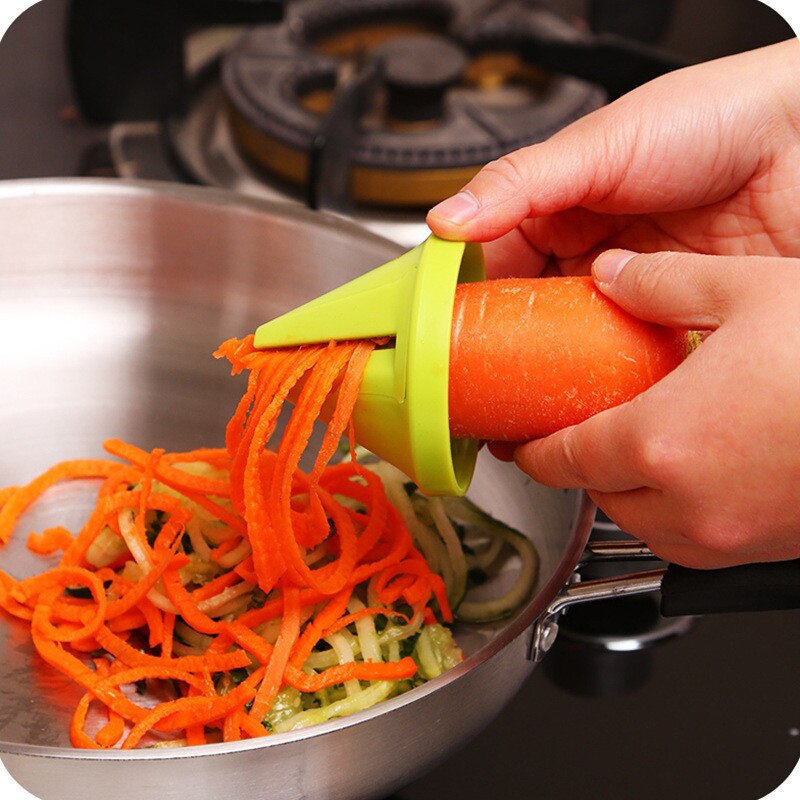 Kitchen Tools Groente Fruit Multifunctionele Spiraal Shredder Dunschiller Handleiding Aardappel Wortel Radijs Draaiende Shredder Rasp