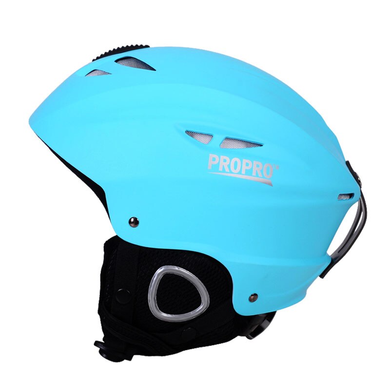 PROPRO Mannen Vrouwen Snowboarden Helm ABS Slagvastheid Winddicht Warm Houden Schaatsen Cap Ademend Sport Skiën Helm: Sky blue / L