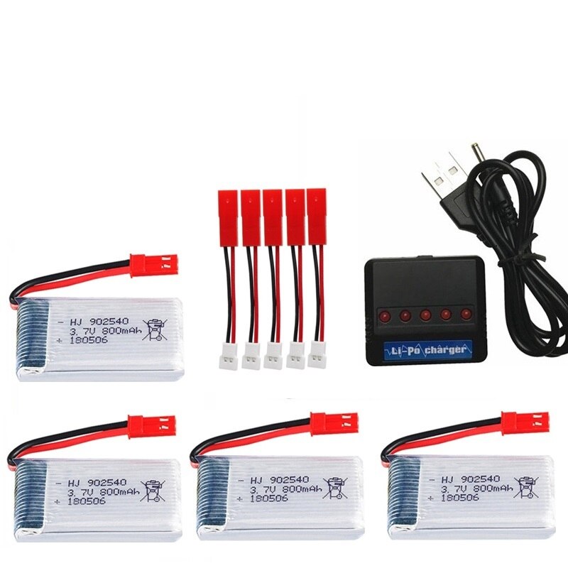 800mAh 3.7V lipo Battery for X5 X5C X5HW X5SW M68 X400 X500 X800 HJ819 25C For RC Camera Droens Qaudcopter Spare Battery Parts