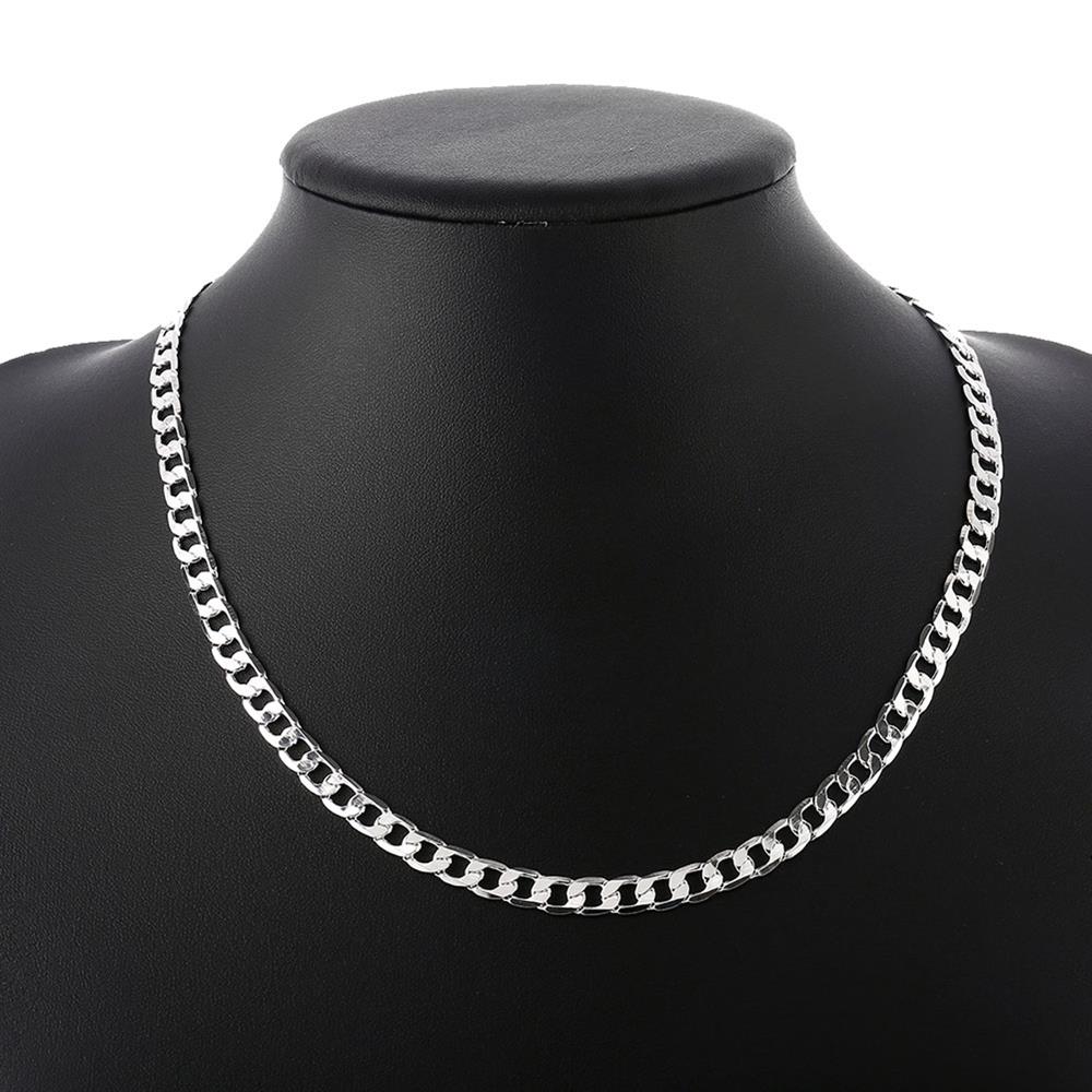 Sonderangebot: 925 sterlingsilber-halsketten für damen und herren, klassisch 6mm mit anhängern, Ideal für hochzeiten, partys und weihnachten.