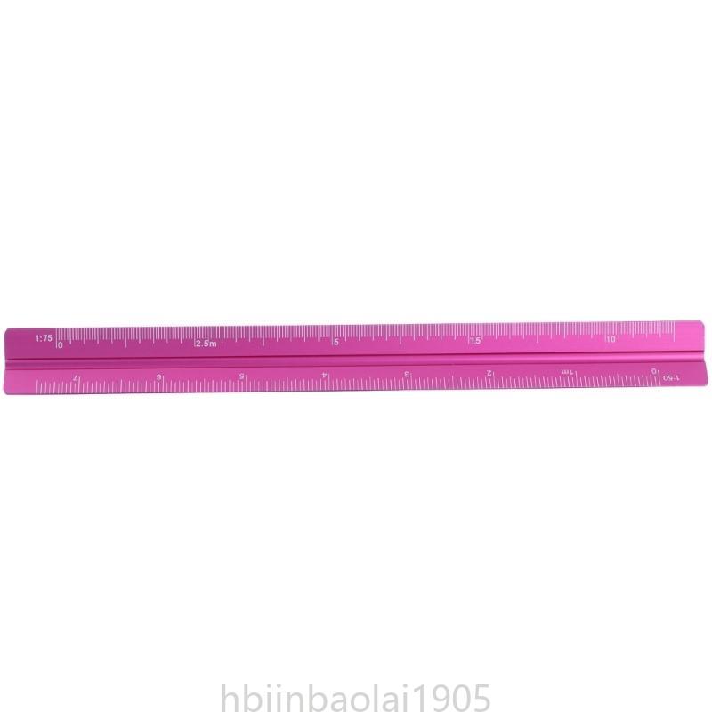 E74E Engineer Scale Ruler Architectural Scale Ruler for Architects Building Ruler: Brown