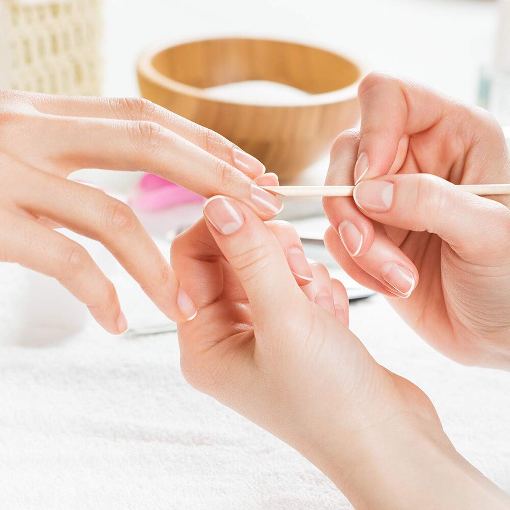 100 stuks nagelkunst oranje houten stokjes nagelriemverwijderaar stokjes dubbelzijdige dode huid verwijderende manicure verzorgingstool