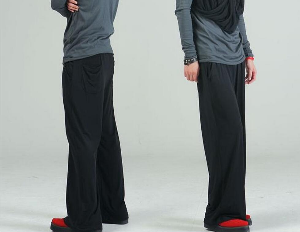 27--40 Sping Male Personality Casual Wide Leg Horn Pants