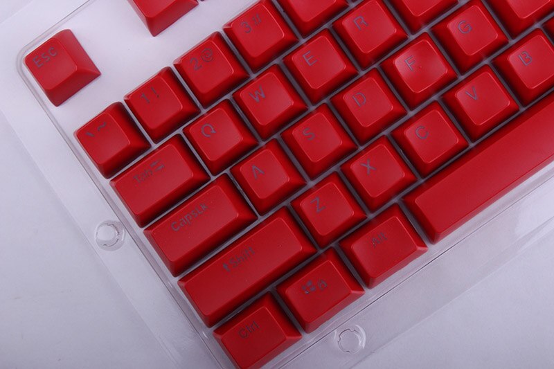 104 Key SA keycap Height Profile PBT Profile CARBON ZEALER Keycaps Backlit For Cherry mx Switch Mechanical Keyboard Cross Shaft: Red