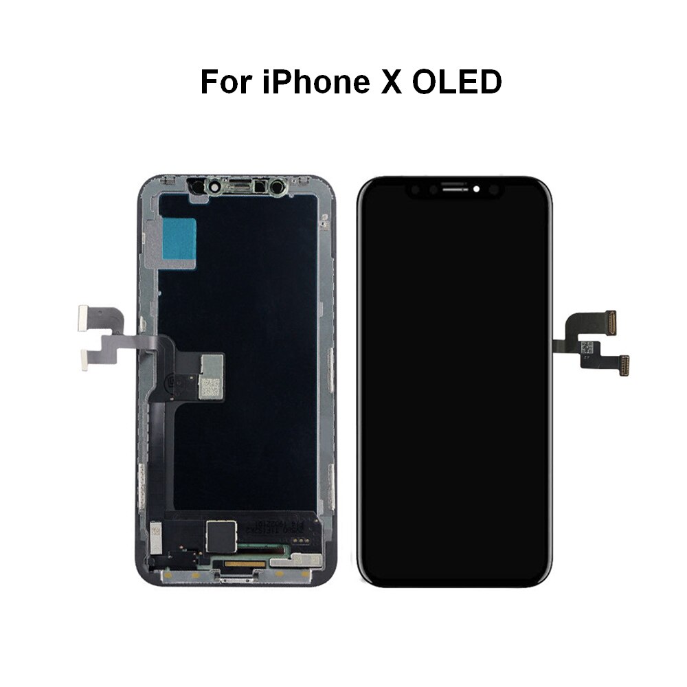 Pantalla LCD táctil para iPhone 5, 6, 7, 8, 6S Plus, 4s, sin píxeles muertos