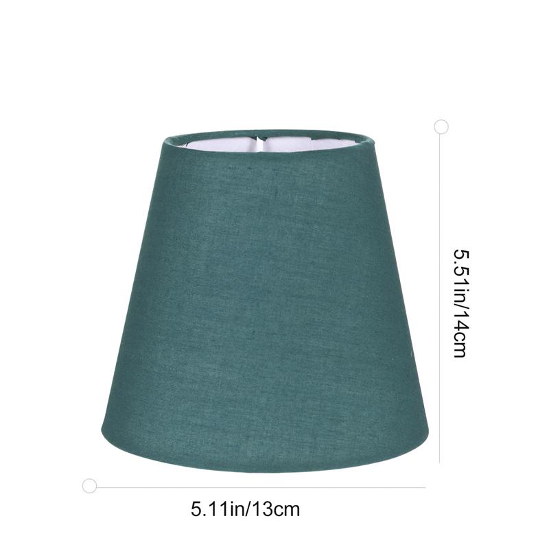 Cubierta de lámpara de tela, accesorio de lámpara de pared, cubierta antipolvo, pantalla de tela, accesorios de iluminación, 1 ud.