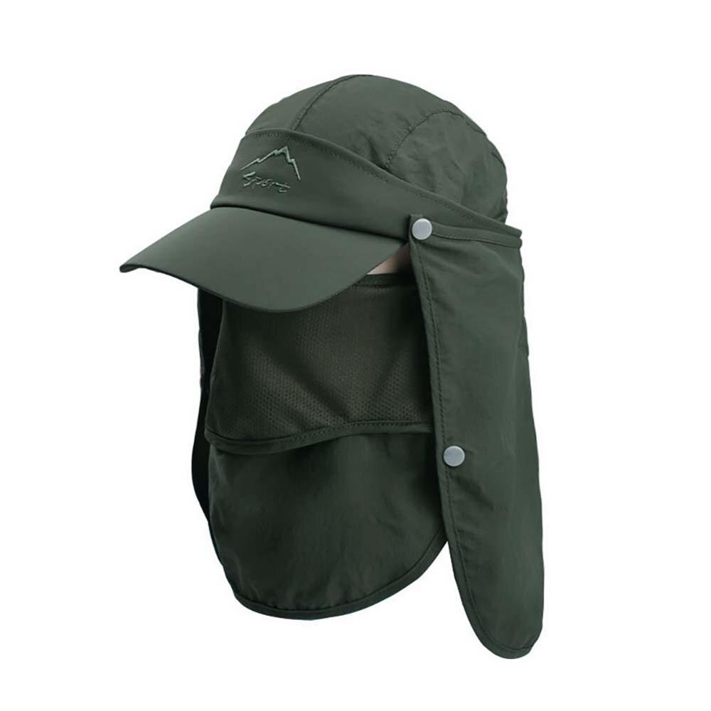 Outdoor Flap Caps Snel Droog 360 Graden Bescherming Zonnescherm Ademend Waterbestendig Oor Neck Cover Sportkleding Accessoires: JG