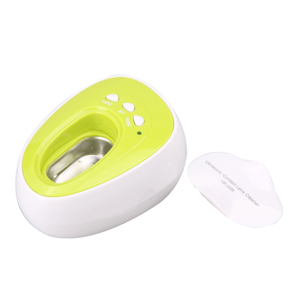 Ultra Sonic Ultrasonic Contact Lens Cleaner Auto Eye Protein Cleaning Box