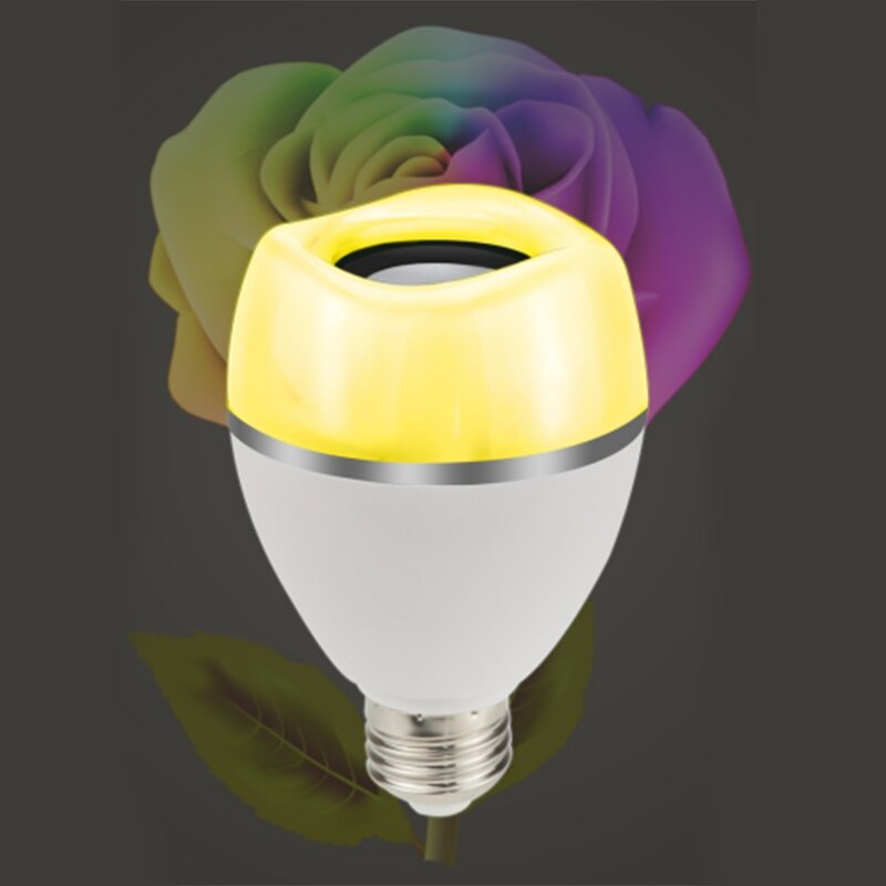 Luz LED Bluetooth bombilla altavoz, bombillas de música, 9W E27 RGB lámpara de cambio con APP Control-reproducir música sincronizada