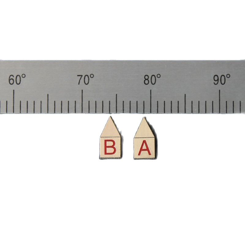 1PC Scale Pointer Ruler Arrow Equipment Measuring Middle Line Zero Line Indicator Needle Zero Arrow Sign Letter A-E Pointer