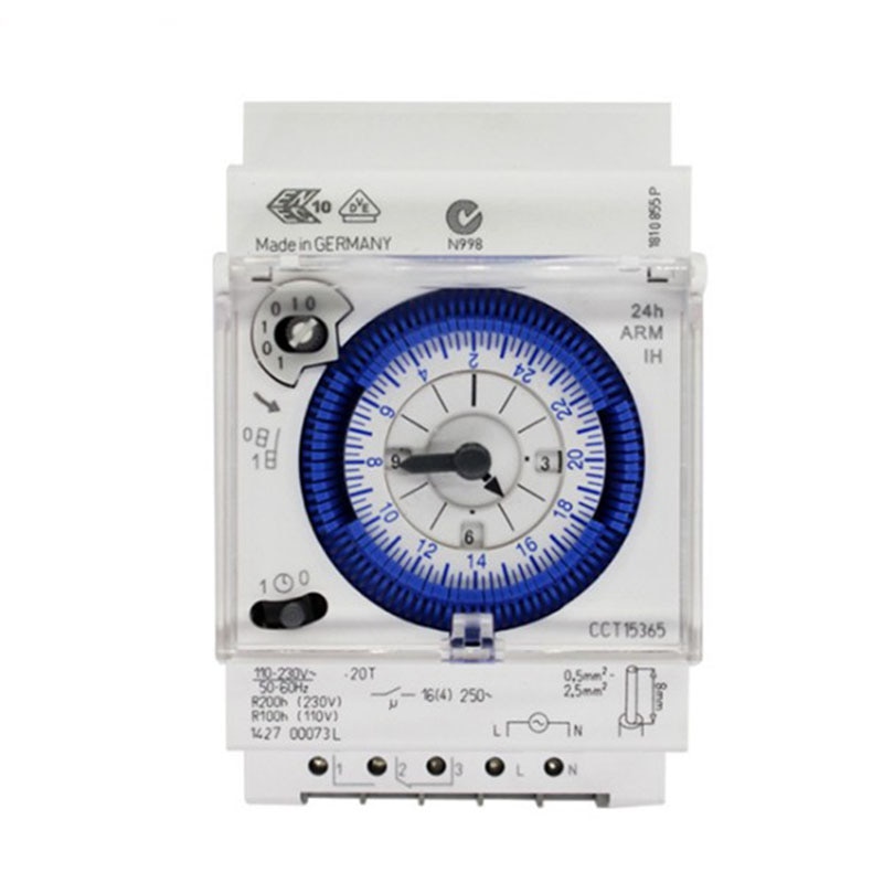SUL 181d Analog 24 hours 3-Module Segment Mechanical DIN RAIL Timer Switch with Power Reserve SUL181d