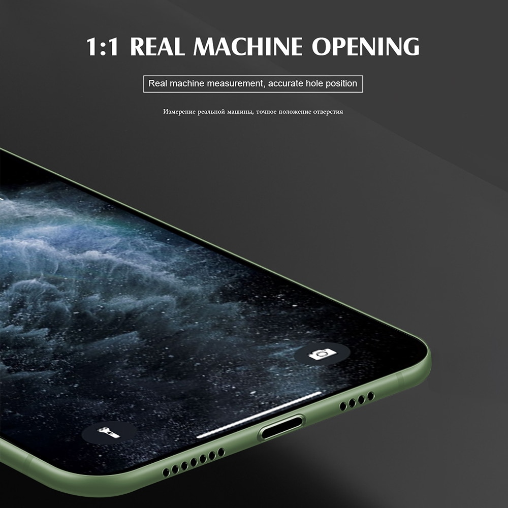 LLZ.COQUE Glass Screen Protector and Case for IPhone 11 Pro Max X XS XR 6 6S 7 8 Plus Phone Capa Full Cover Bumper Accessories