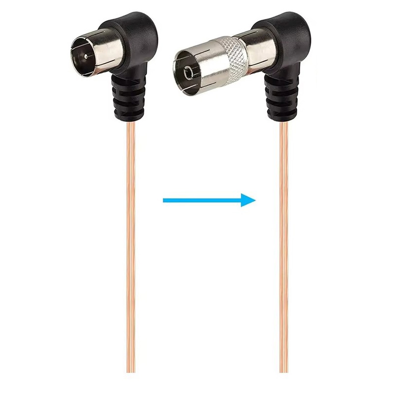 FM-Antenne, FM-Dipolantenne, 75 Ohm, UKW-Radioantenne für Höhle Innenbereich, bin-Schleife-Antennen für Autoradio, Musikausrügestochen, Heim-Stereo-Empfänger