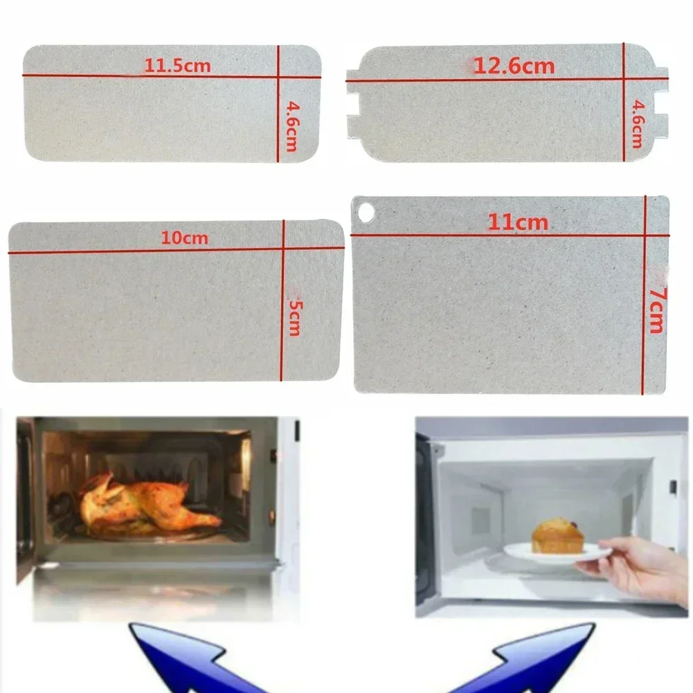 Hojas de placas de mica para horno microondas, hoja de mica, guía de ondas, cubierta de guía de ondas, placas, piezas de electrodomésticos