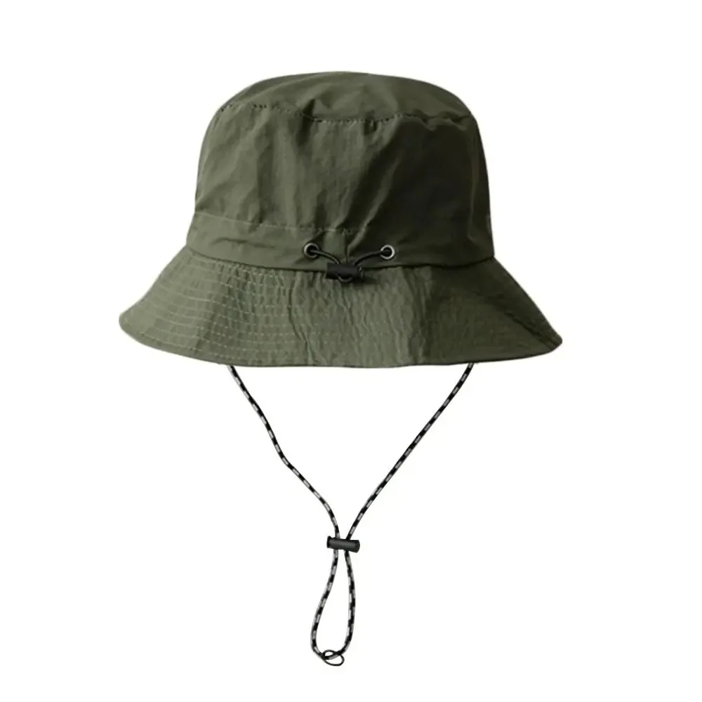 Bucket hat waterdicht, uv-werend, lichtgewicht, draagbaar, geschikt voor buitenactiviteiten zoals vissen, kamperen, wandelen en reizen, met opbergtas.: Multi