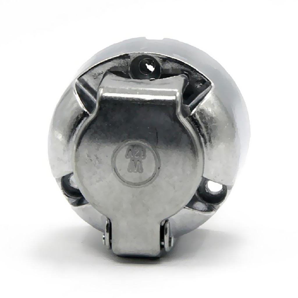 Replacement 7Pins Trailer Plug Round Wiring Lights Tow Caravan Truck RV 12V