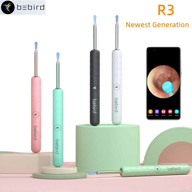 Bebird R3 R1 Visual Ear Cleaning Tool Minifit 300W High Precision Wax Removal Mini Camera Otoscope Health Care Ear Cleaner