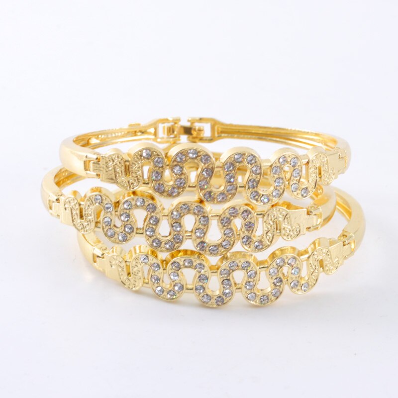 Massief gouden armbanden voor vrouwen marokkaanse luxe unieke armbanden voor vrouwen bruidsjurken bruiloft