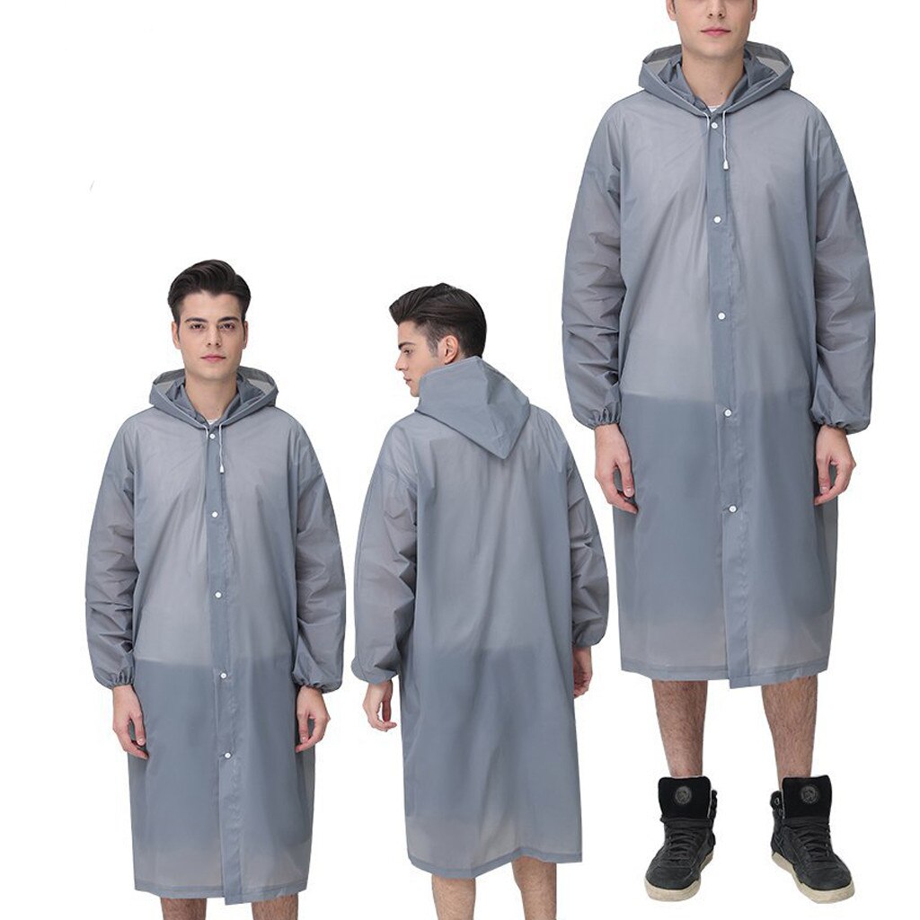 Capa de lluvia transparente, impermeable de PVC, impermeable, para viajes al aire libre, pasarela, Poncho con capucha, chubasquero para mujer, #10