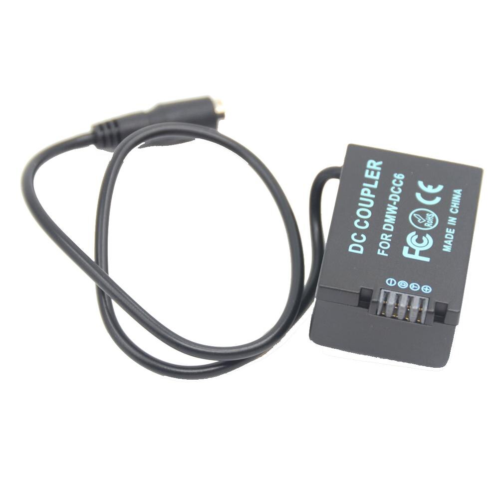 Dmw-dcc 6 dc koppeling dmw-bmb 9 bmb 9 dmw-bmb 9e dummy batterij past op stroomadapter oplader voor panasonic dmc -fz45 fz62 fz70 fz150 fz100