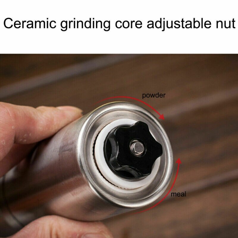 Manual Coffee Grinder Coffee Maker Ceramics Core Stainless Steel Hand Burr Mill Grinder Ceramic Corn Coffee Grinding Machine