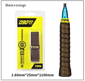 2 stk taan  tw090 overgreb badminton tennis greb svedabsorberende svedbånd wraps haner ketsjer tilbehør: Orange