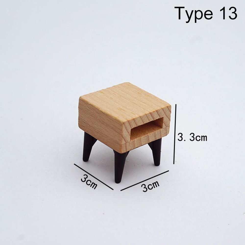 1:12 Schaal Poppenhuis Miniatuur Meubels Sofa Bed Kledingkast Tv Kast Mini Inrichting Scene Model Spelen Huis Micro Landschap: Type 13