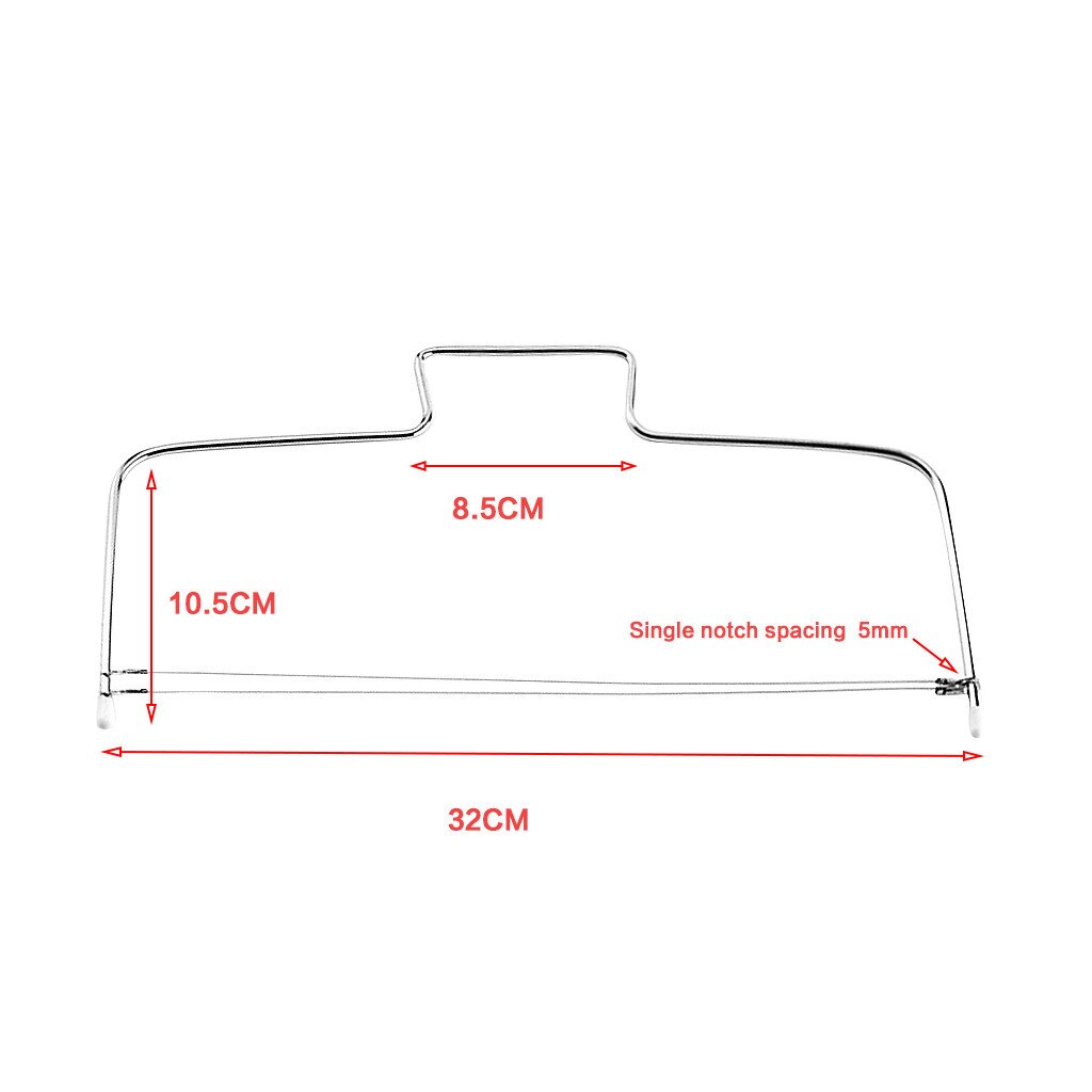 25# Adjustable Wire Cake Leveler Pizza Dough Cutter Tools Stainless Cake Tangent Cake DIY Special tool Kitchen Accessories