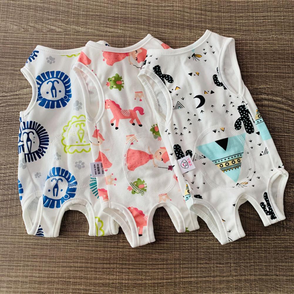 Mono portátil para mascotas, mono de algodón para perro, estampado, amigable con la piel, traje de destete para mascotas
