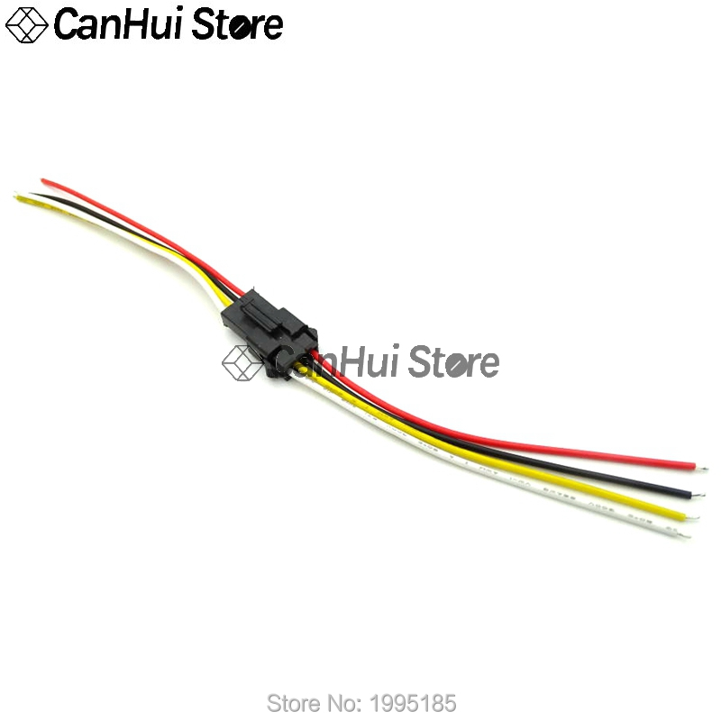 Conector de cable macho a hembra, 2-5 pares, 10/15/20cm, JST SM 2P 3P 4P, tiras LED, conectores de controlador de lámpara, adaptador rápido