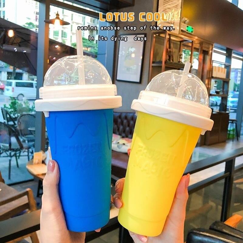 Schnell-gefrorene Smoothies dauerhaft Matschig Eismaschine quetschen Kühl Tasse Milchshake Flasche Smoothie Tasse Matschig Hersteller