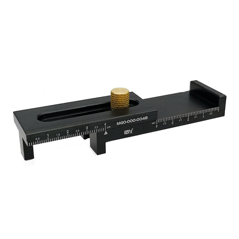 Dieptemeter, hoogtemeter diepte meetinstrument voor zaagtafel liniaal trimmen machine aanpassing, 0-55 mm meetbereik