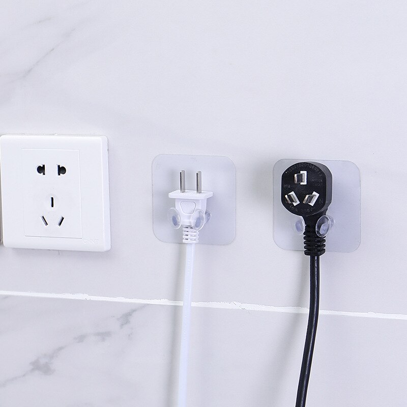 Herramientas de cocina gancho de almacenamiento de pared enchufe soporte pared adhesivo ganchos gancho de enchufe para cocina Gadgets accesorios de baño