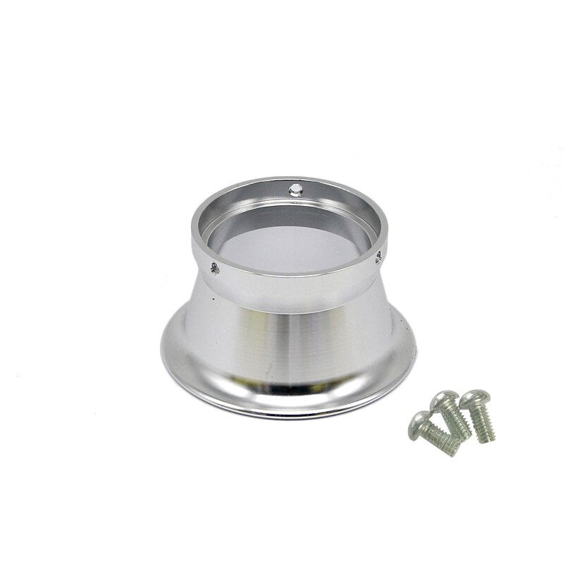 ZS MOTOS – carburateur filtre à Air, 55mm, Modification en compétition, coupe-vent, cornet, pour PWK 32 34 mm: Argent