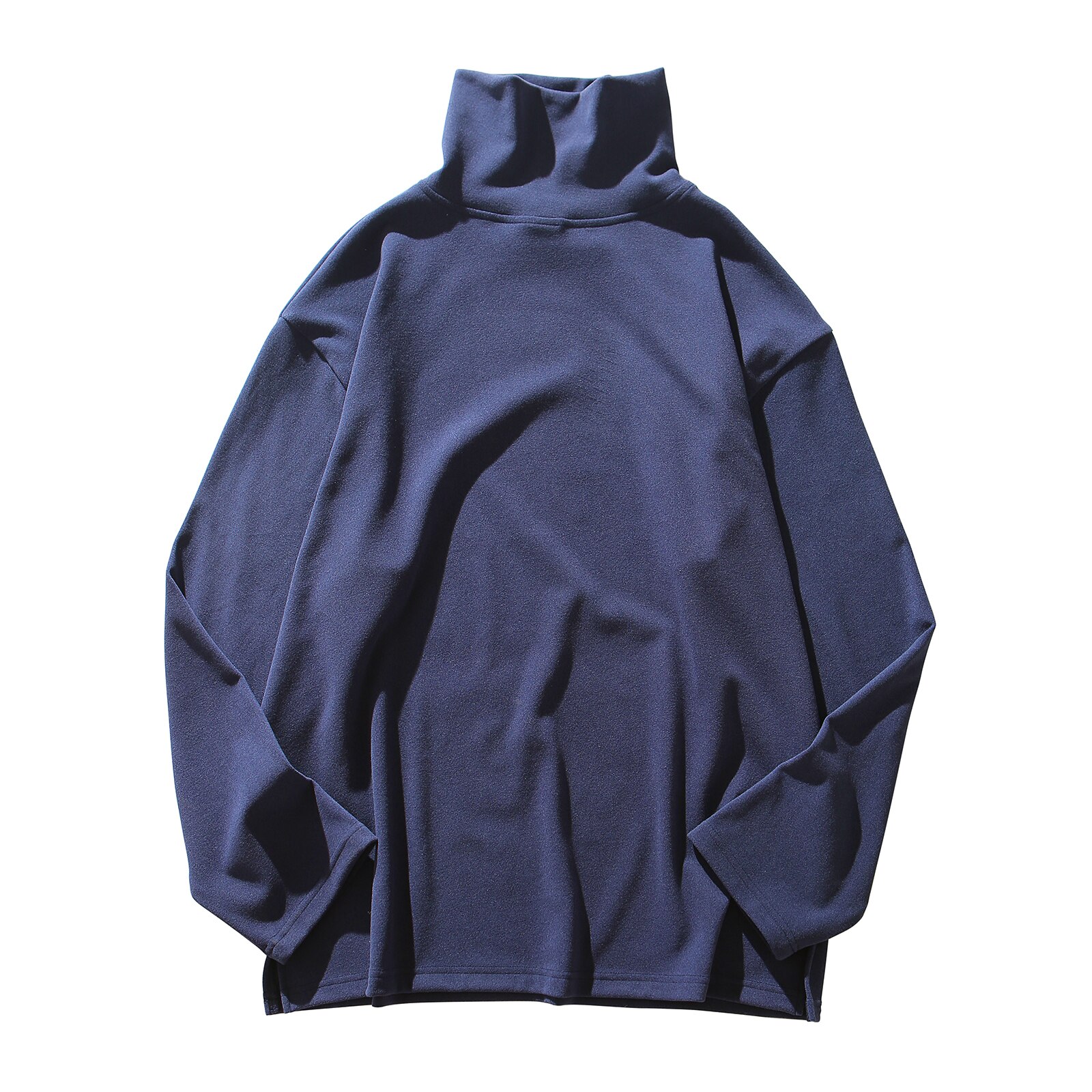 Vinter højhalset tyk varm sweater herre rullekrave mærke herre sweatere loose fit pullover herre strik herretøj