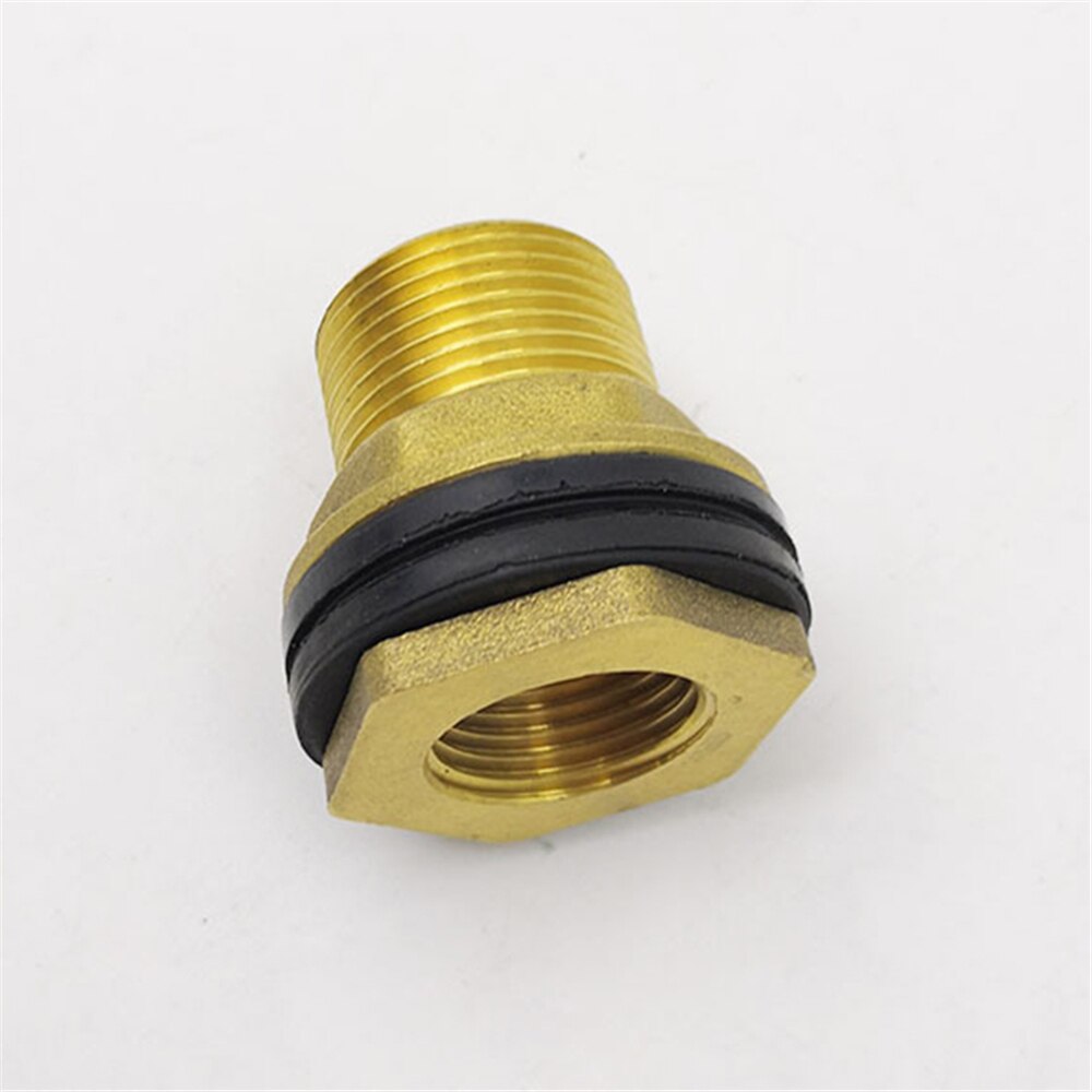 Water Tank Connector 1/2" To 3/4" Copper Joint Fittings Fish Tank Drainage Male Female Diameter Connector Threaded Bulkhead Part